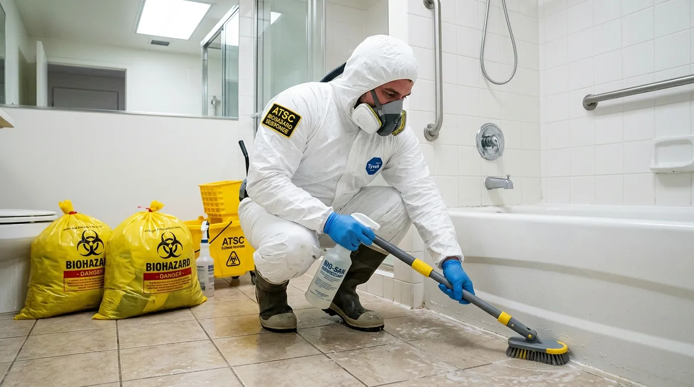 Decontamination equipment deployed for Blood Cleanup in El Cerrito Corona